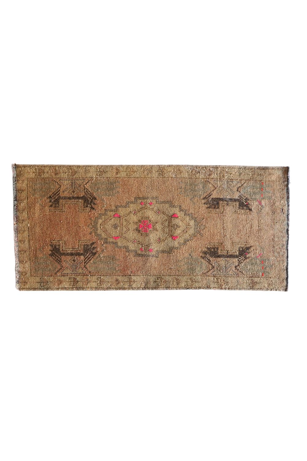 No. 1600 Mini Turkish Vintage Rug - 1'7.5