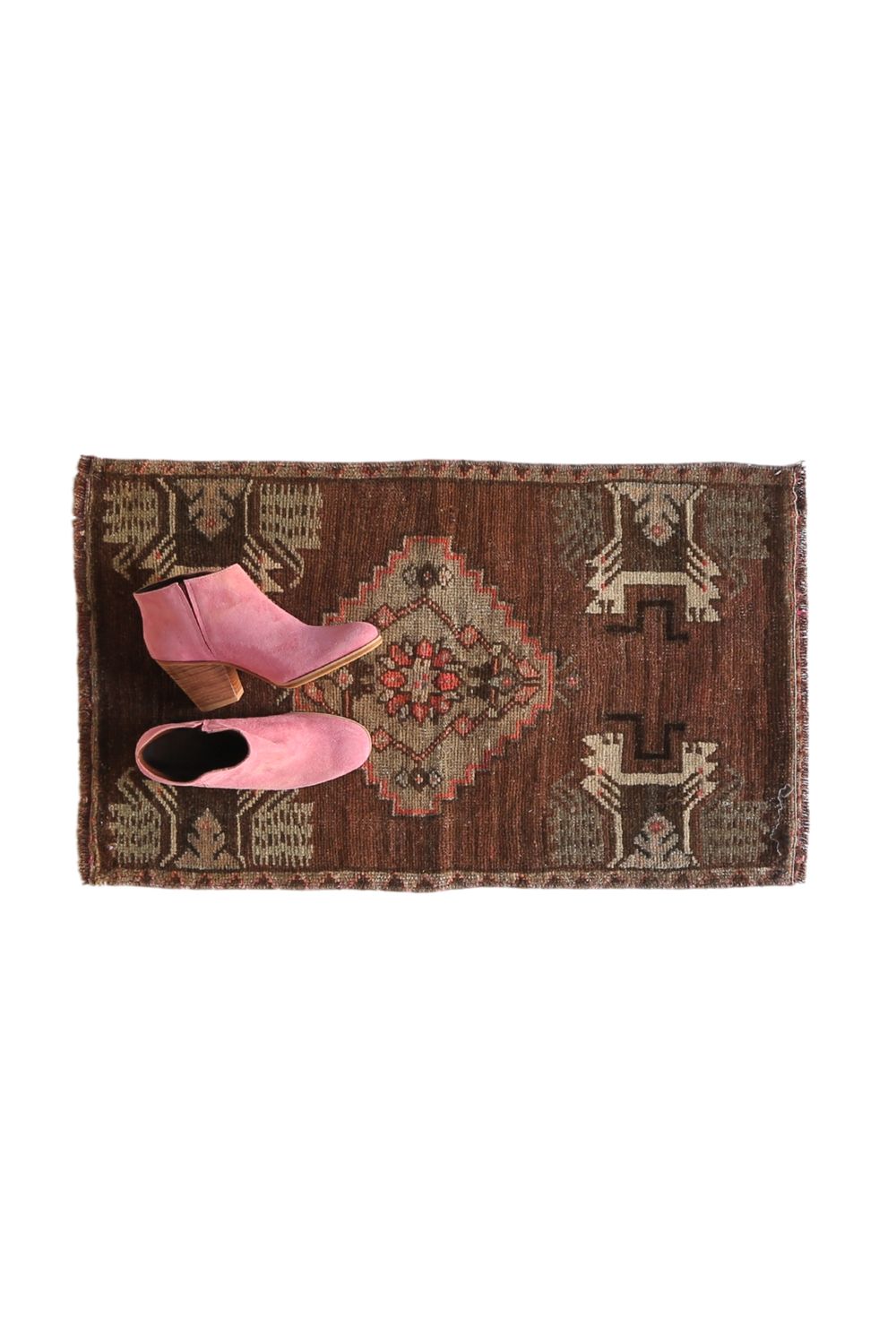 No. 1603 Mini Turkish Vintage Rug - 1'6.5