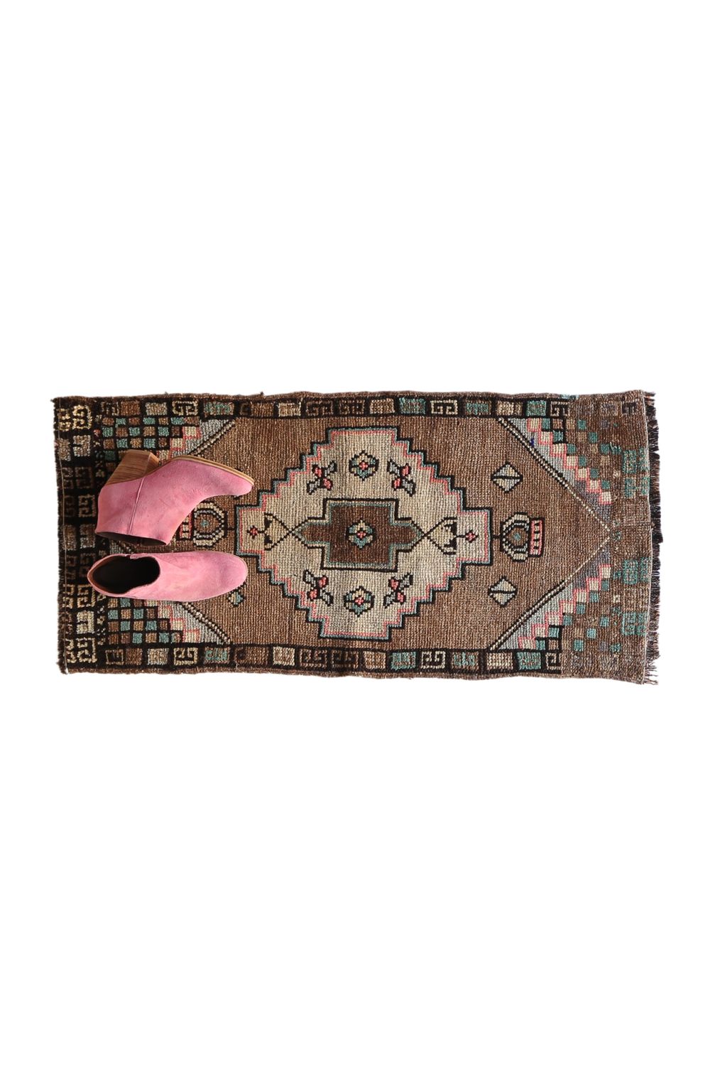 No. 1605 Mini Turkish Vintage Rug - 1'6.5