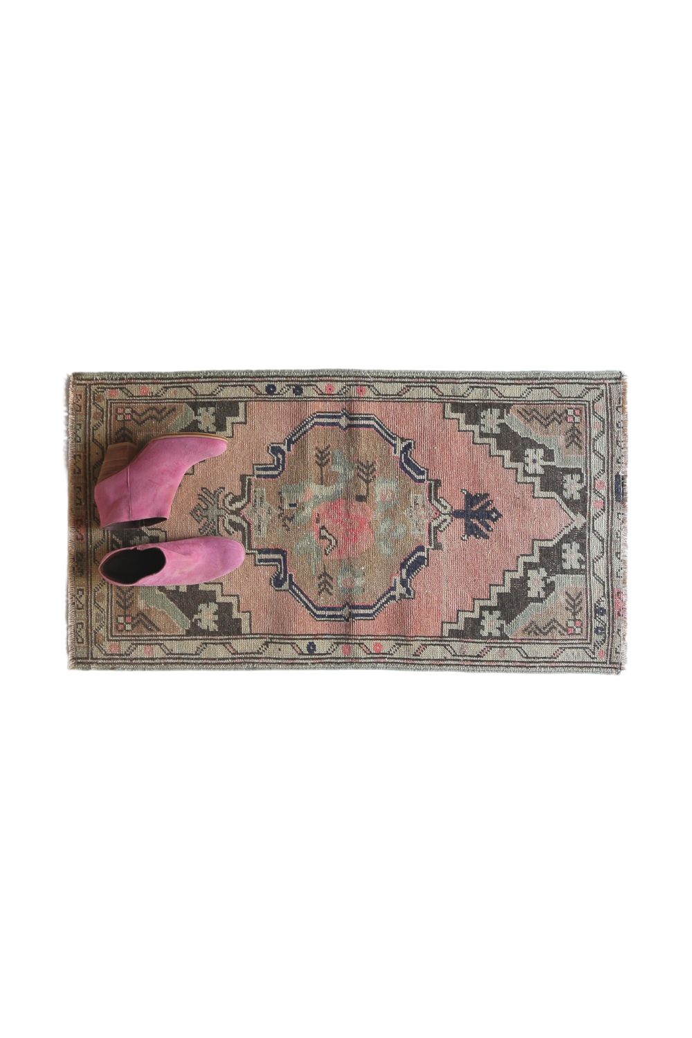 No. 1606 Mini Turkish Vintage Rug - 1'9.5