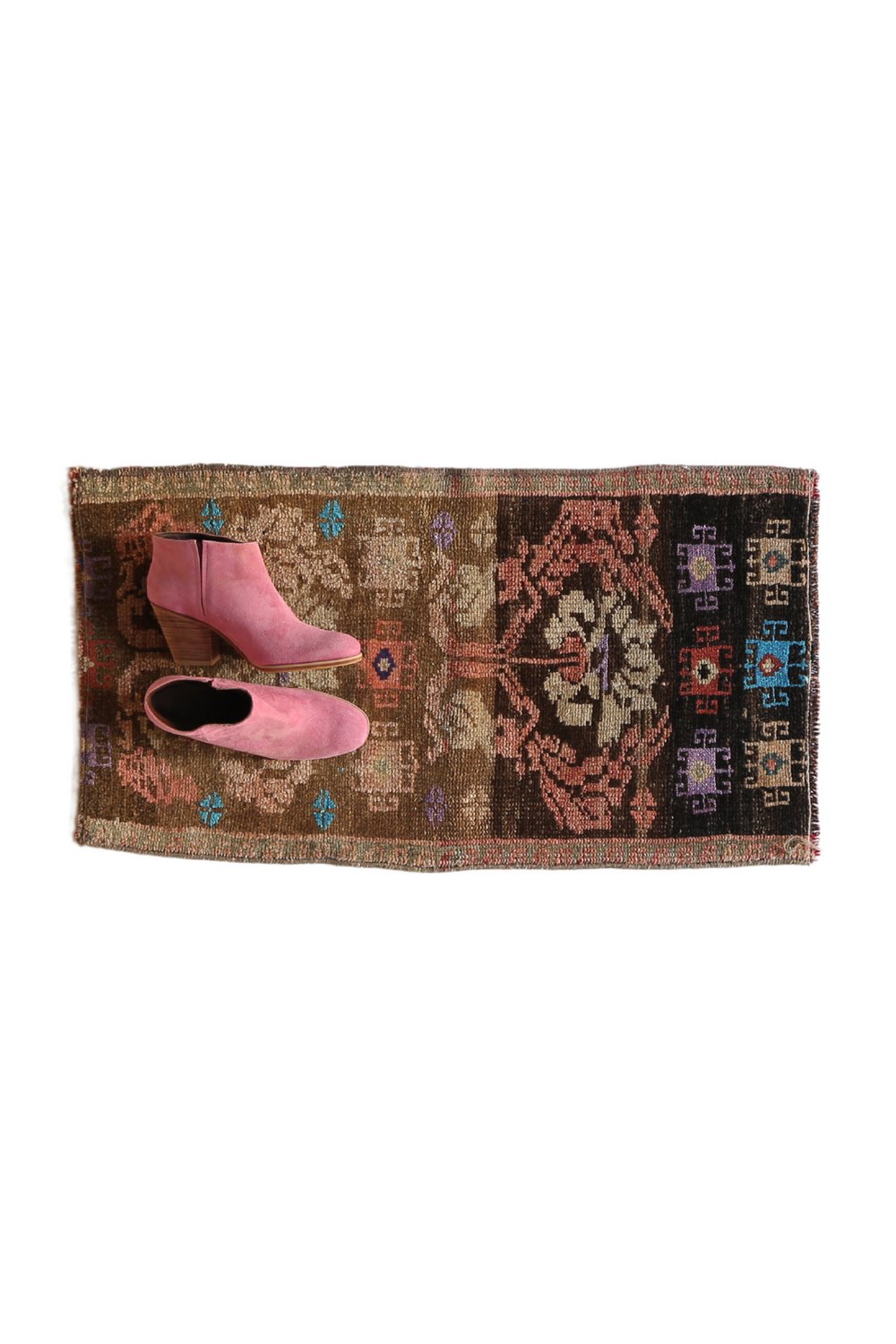 No. 1609 Mini Turkish Vintage Rug - 1'6