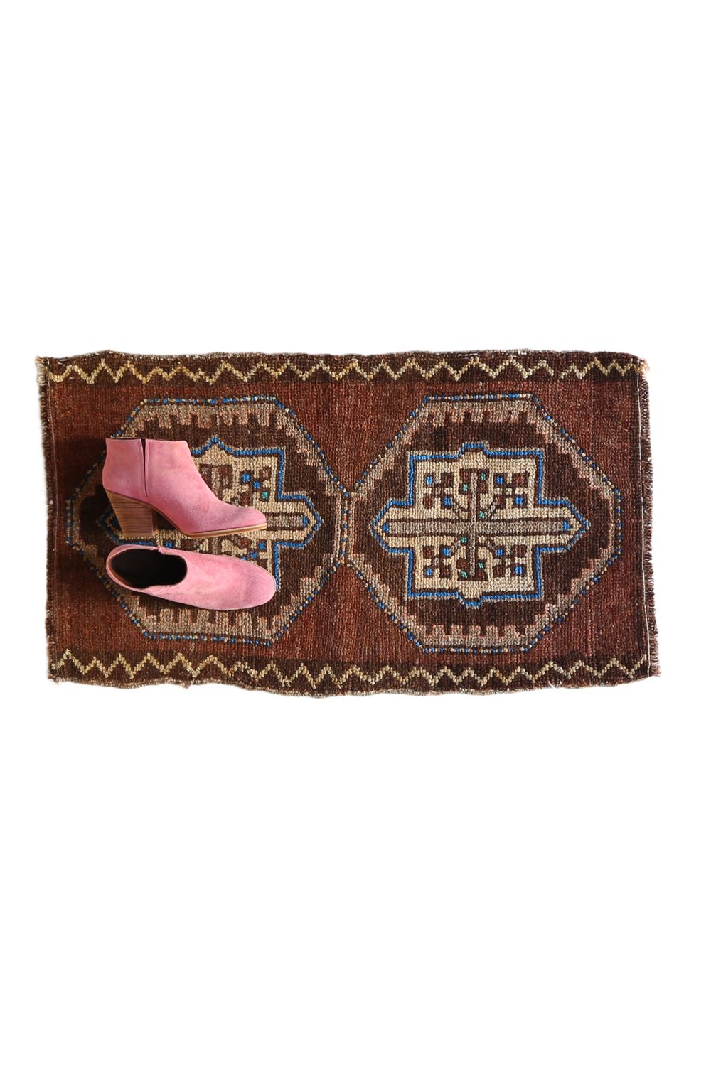 No. 1612 Mini Turkish Vintage Rug - 1'8.5