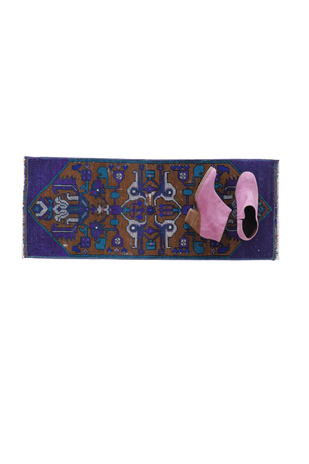 No. 1654 Mini Turkish Vintage Rug - 1'3