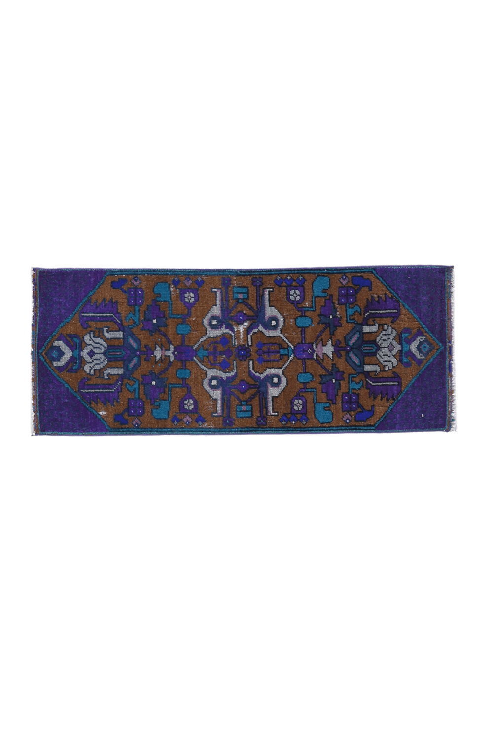 No. 1654 Mini Turkish Vintage Rug - 1'3