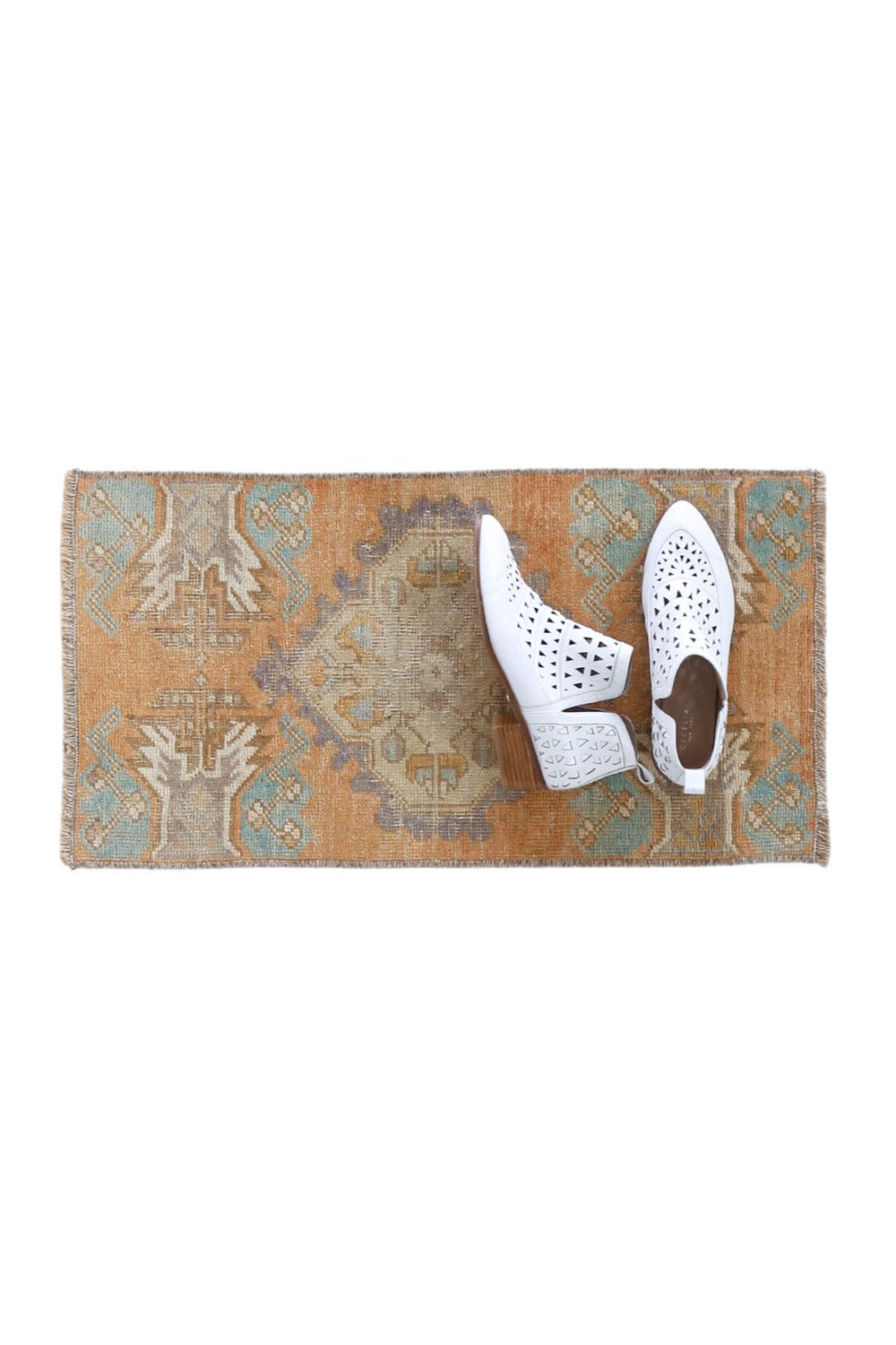 No. 1664 Mini Turkish Vintage Rug - 1'3