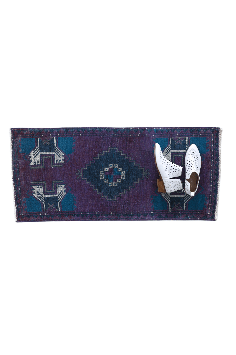 No. 1707 Mini Turkish Vintage Rug - 1'8.5