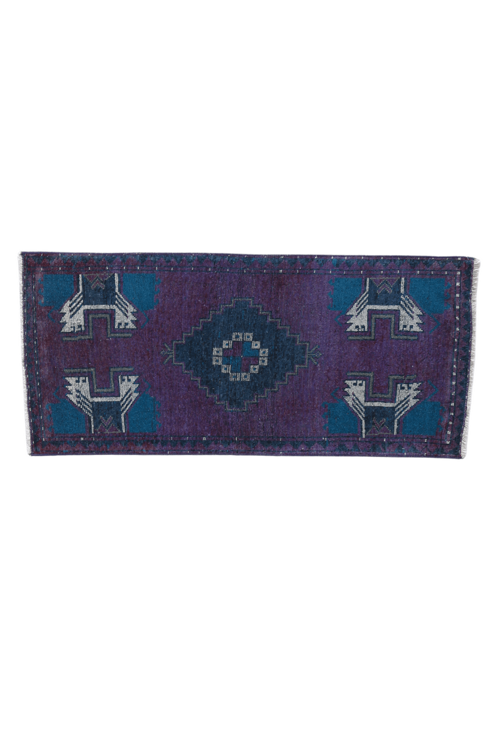 No. 1707 Mini Turkish Vintage Rug - 1'8.5