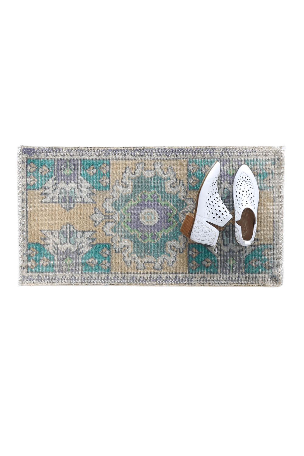 No. 1708 Mini Turkish Vintage Rug - 1'7
