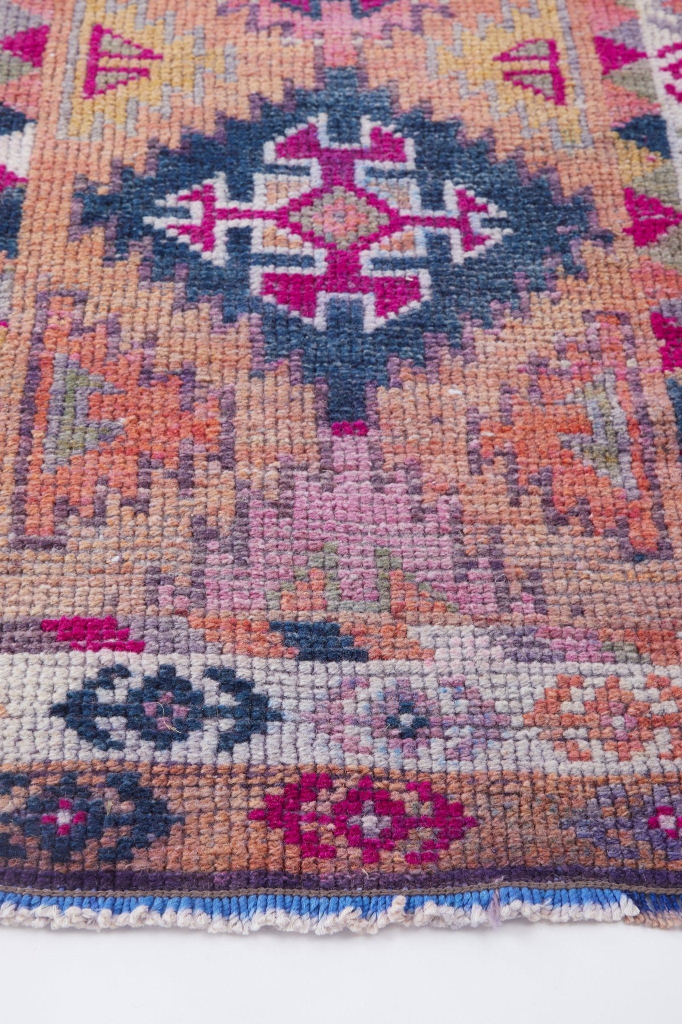 'Paloma' Turkish Runner Rug - 2'7'' x 13' - Canary Lane