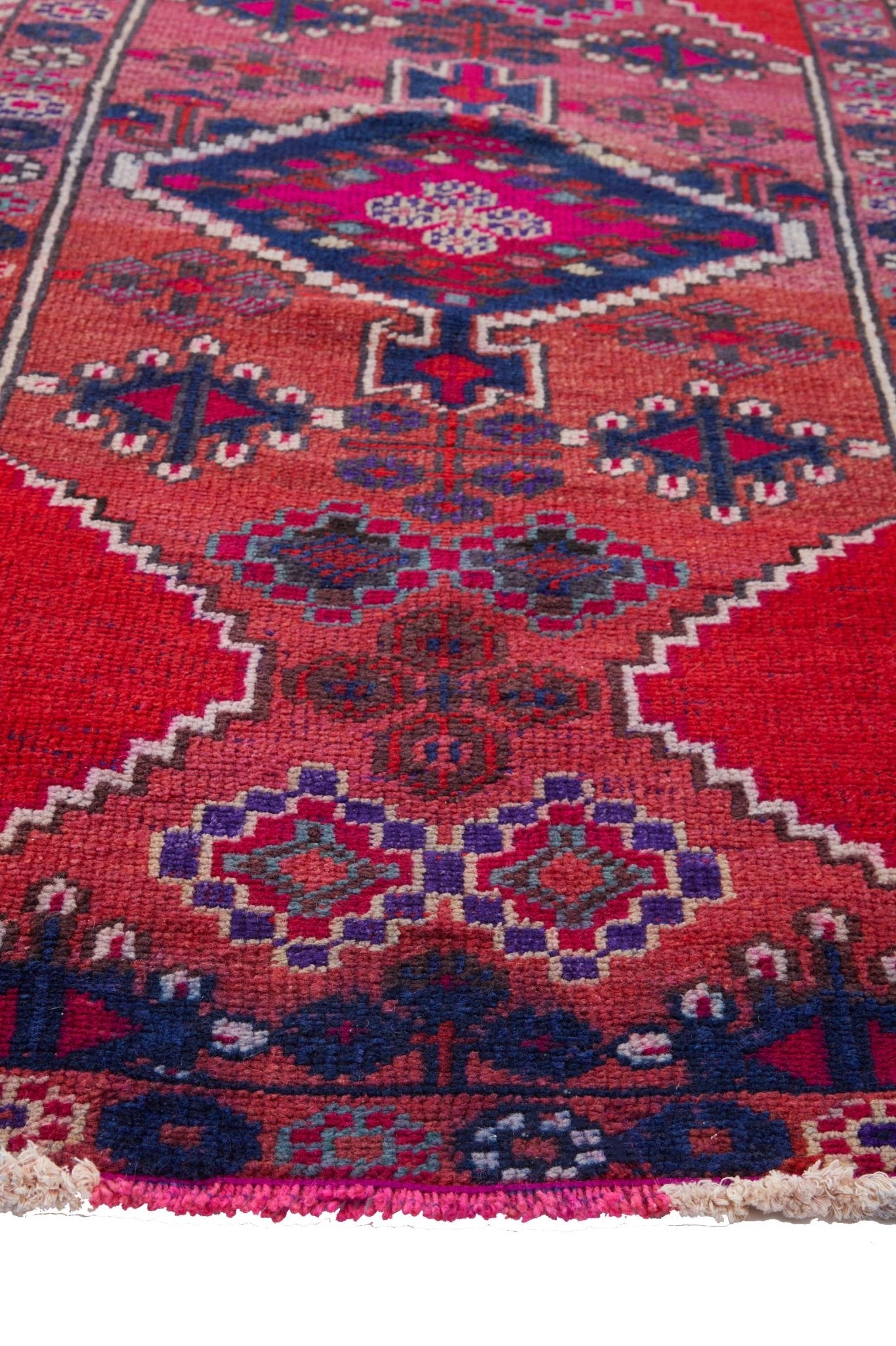 'Penelope' Vintage Turkish Runner Rug - 3' x 13'7