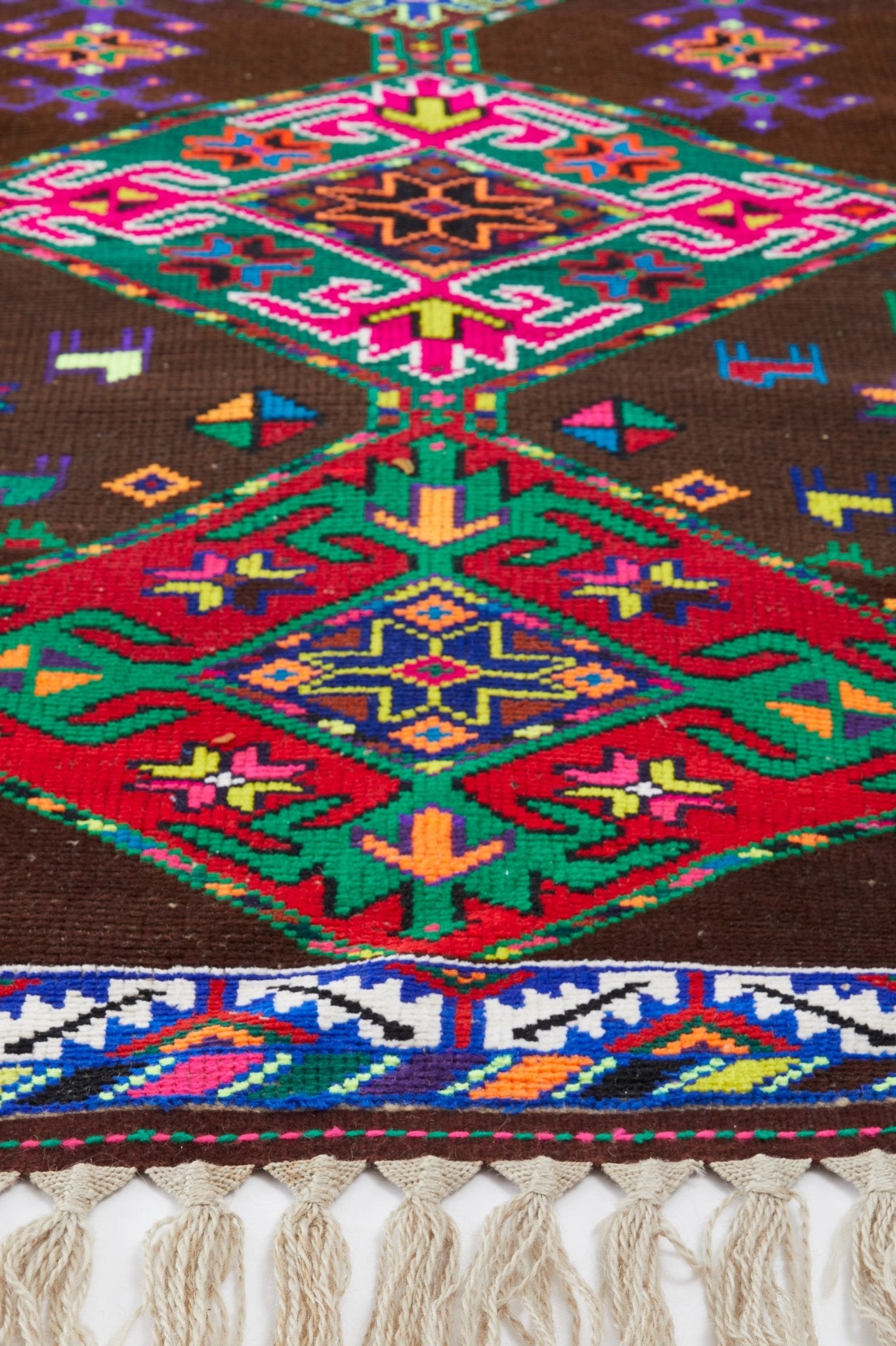 'Pepper' Vintage Turkish Runner - 2'9.5'' x 11' - Canary Lane