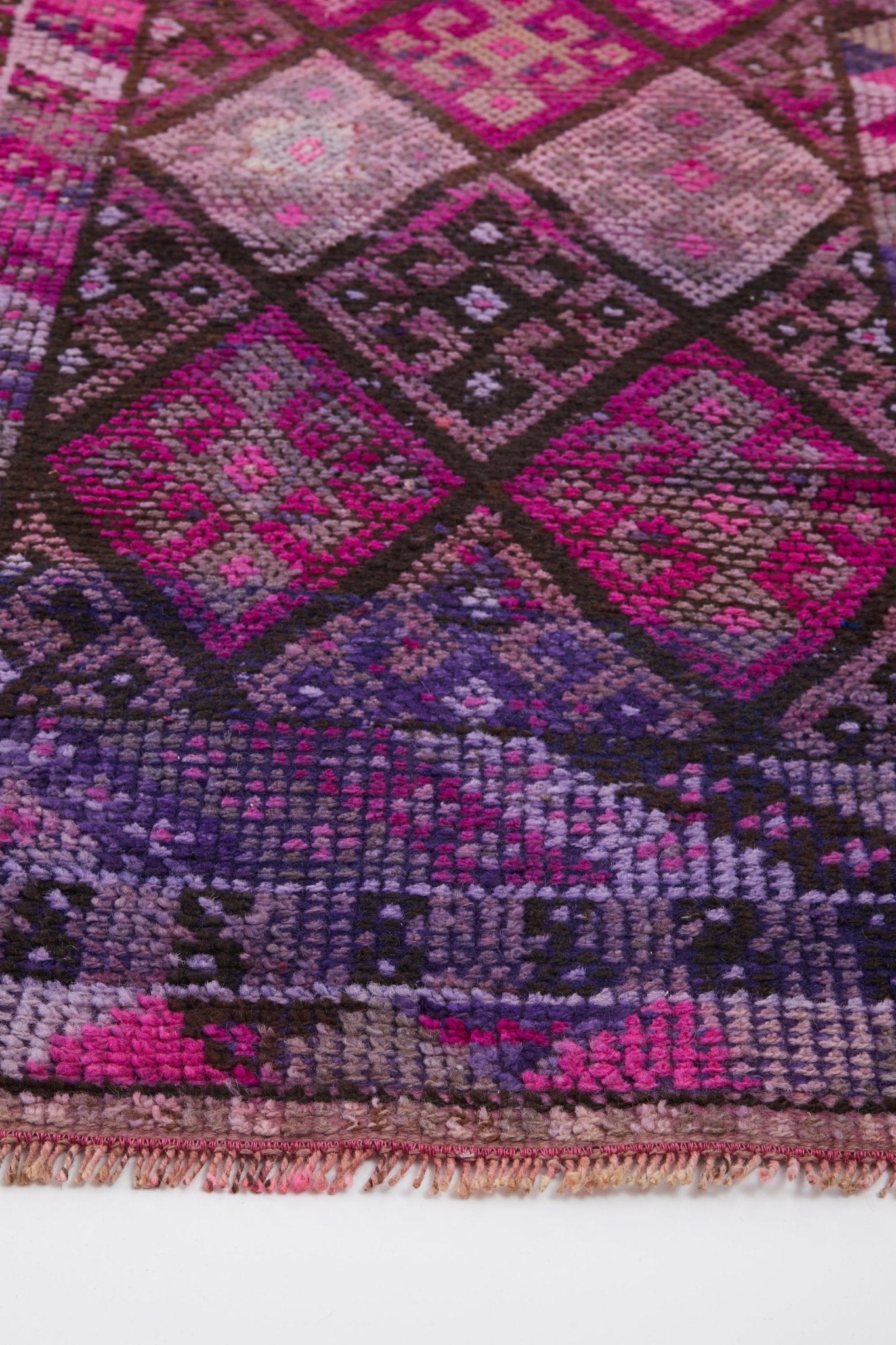 'Positano' Turkish Vintage Ombré Runner Rug - 2'4