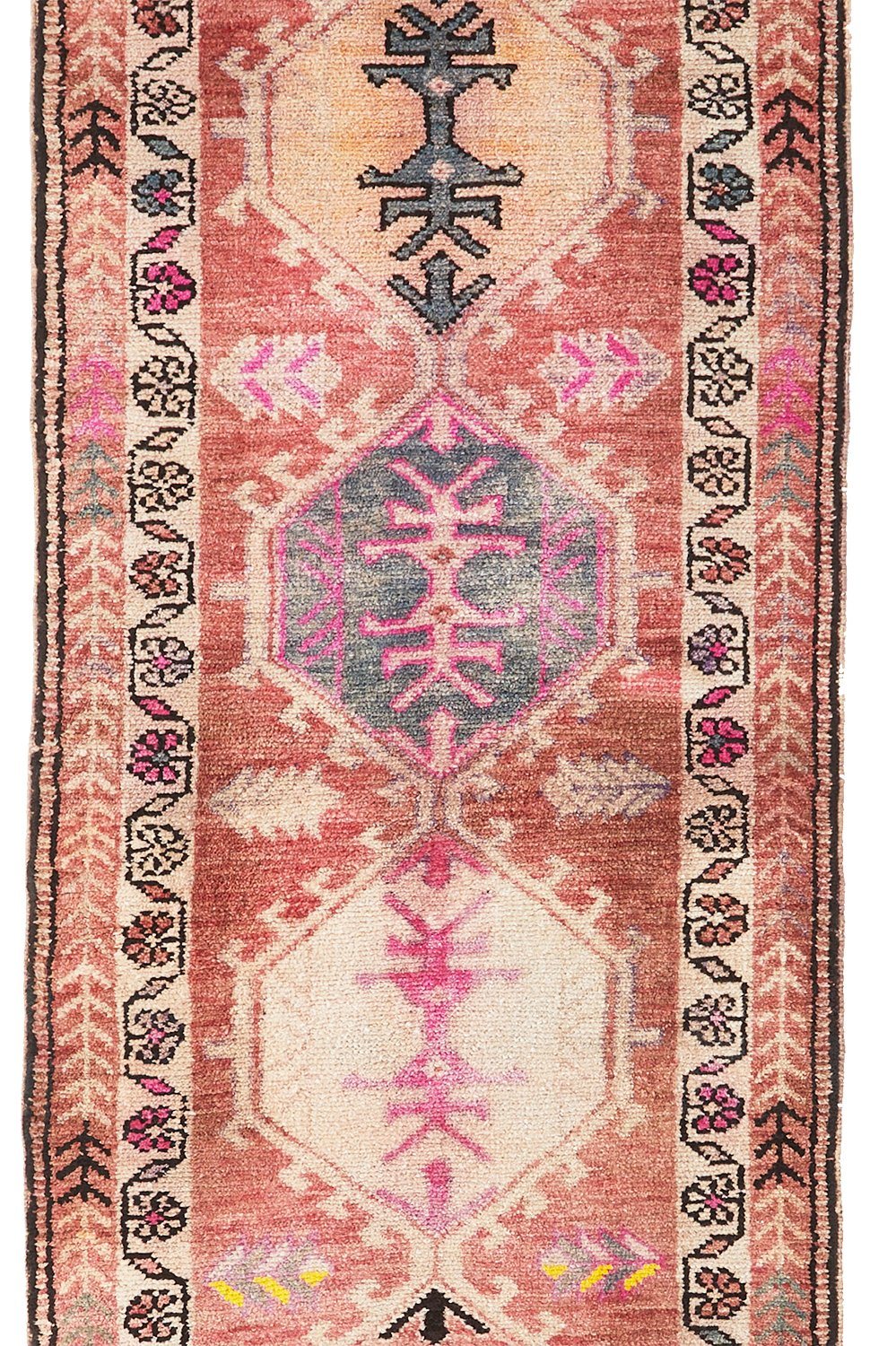 'Primrose' Turkish Runner - 2'8'' x 14' - Canary Lane