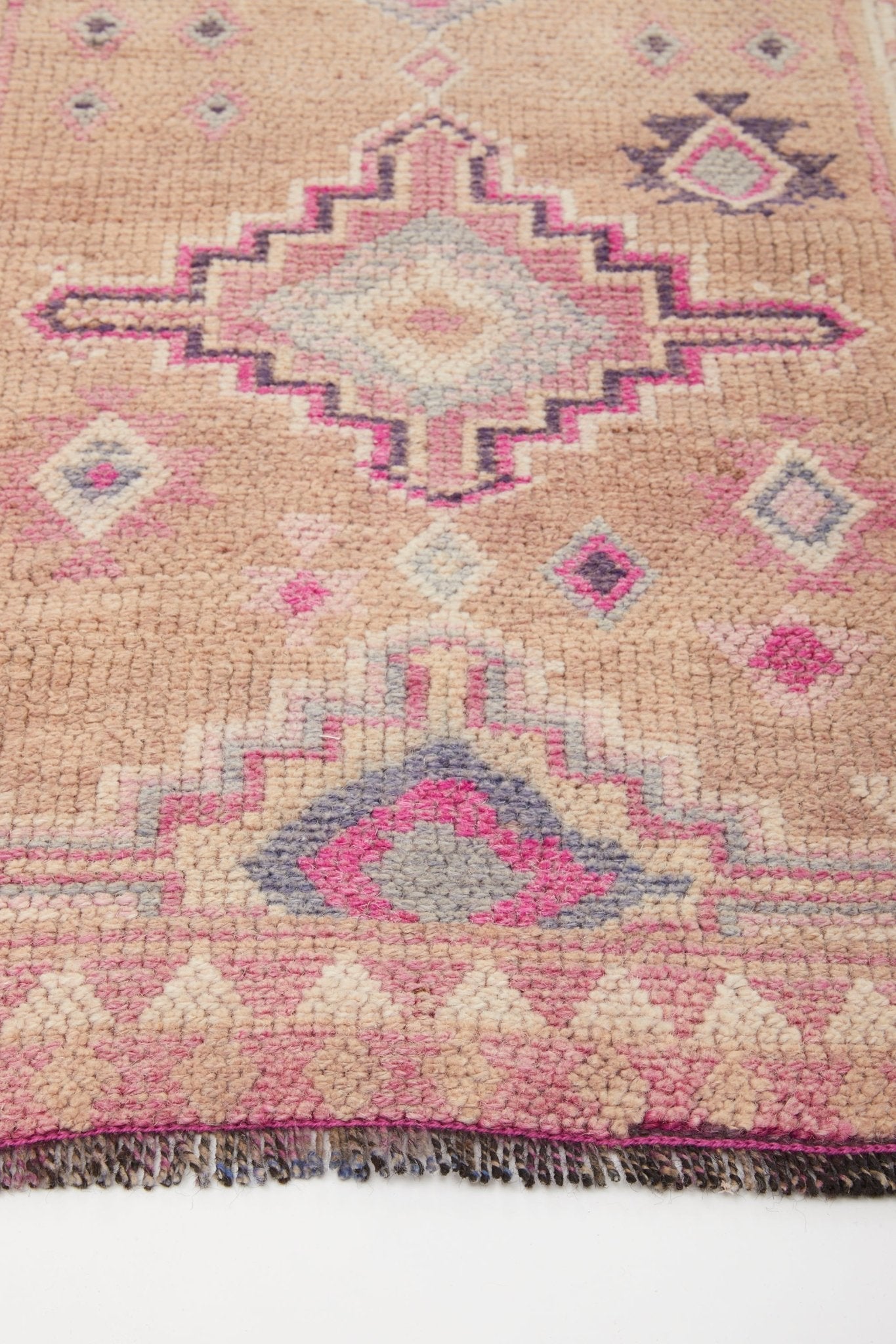 'Primrose' Vintage Turkish Runner - 2'8'' x 13'2'' - Canary Lane