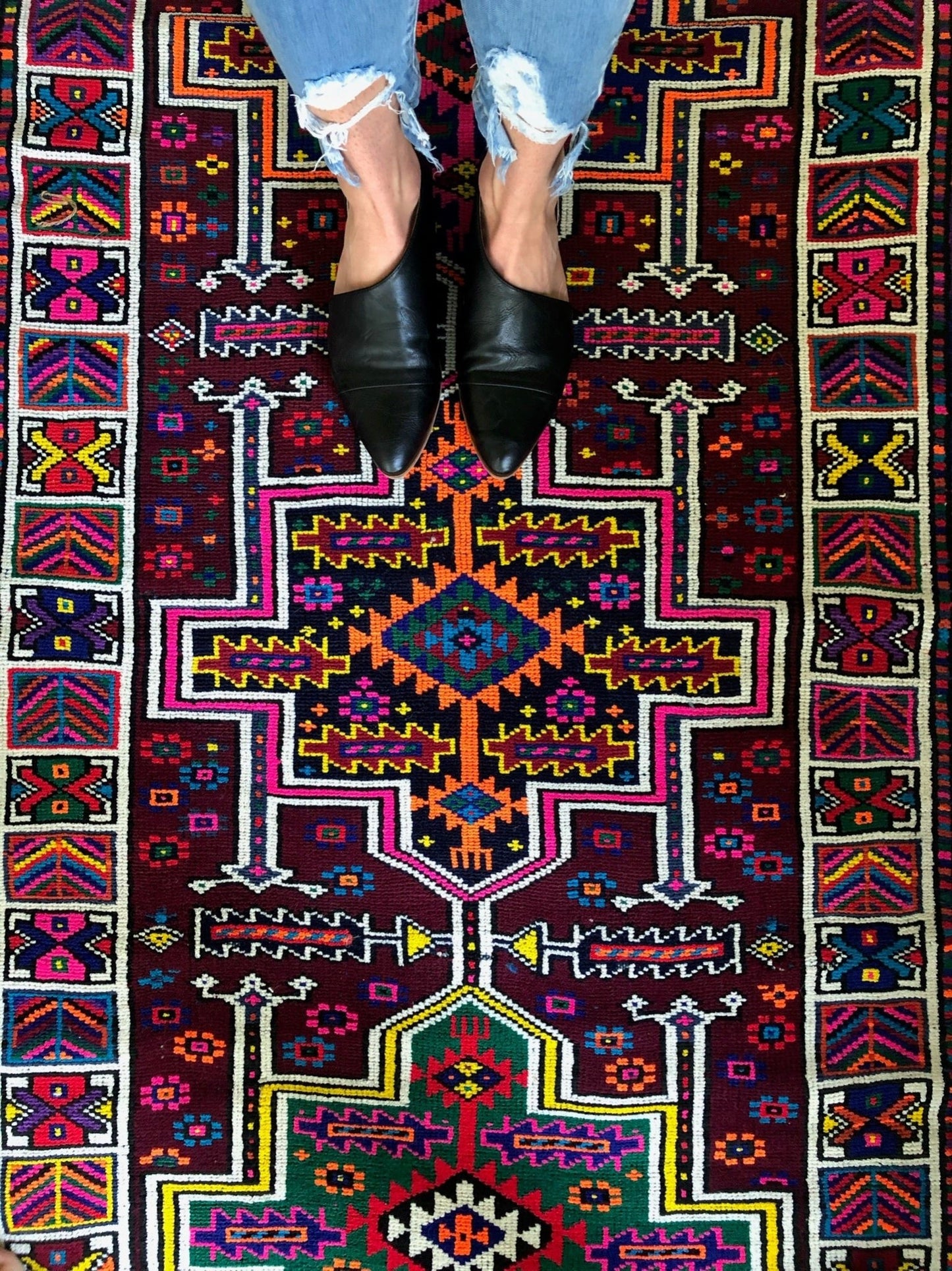 'Sassafras' Vintage Turkish Runner - 2'10'' x 11'7'' - Canary Lane