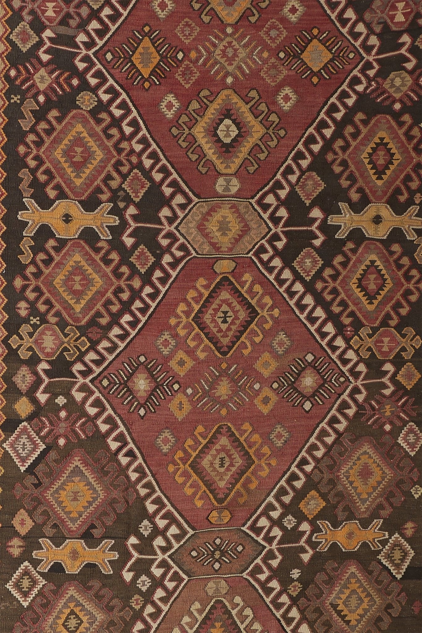 'Scarlet' Kilim - 5'9
