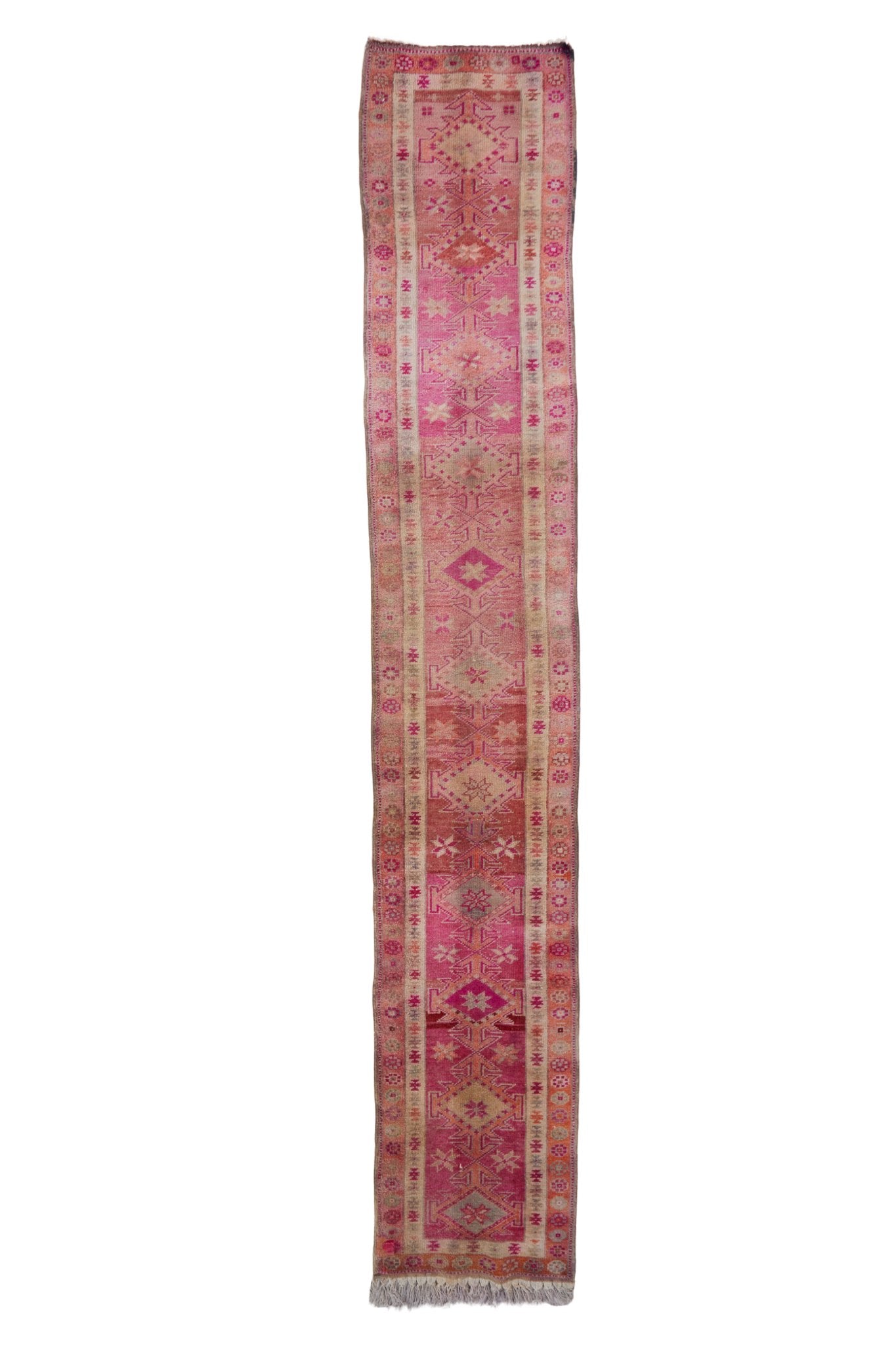 'Snapdragon' Ombré Vintage Turkish Runner - 2'10'' x 17'8