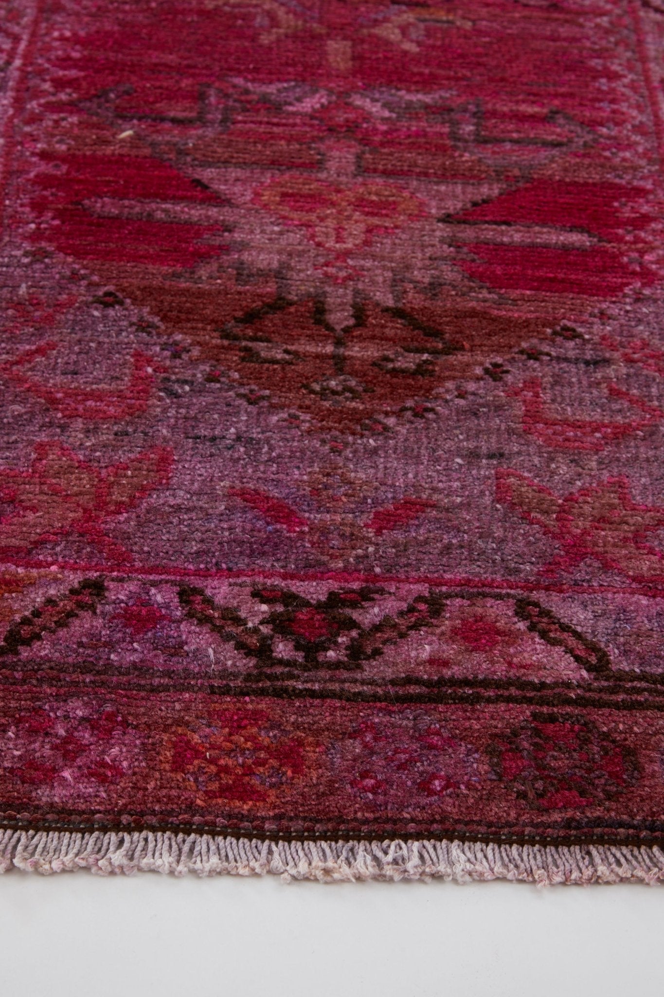 'Sofia' Vintage Heirloom Turkish Runner - 2'10'' x 12' - Canary Lane