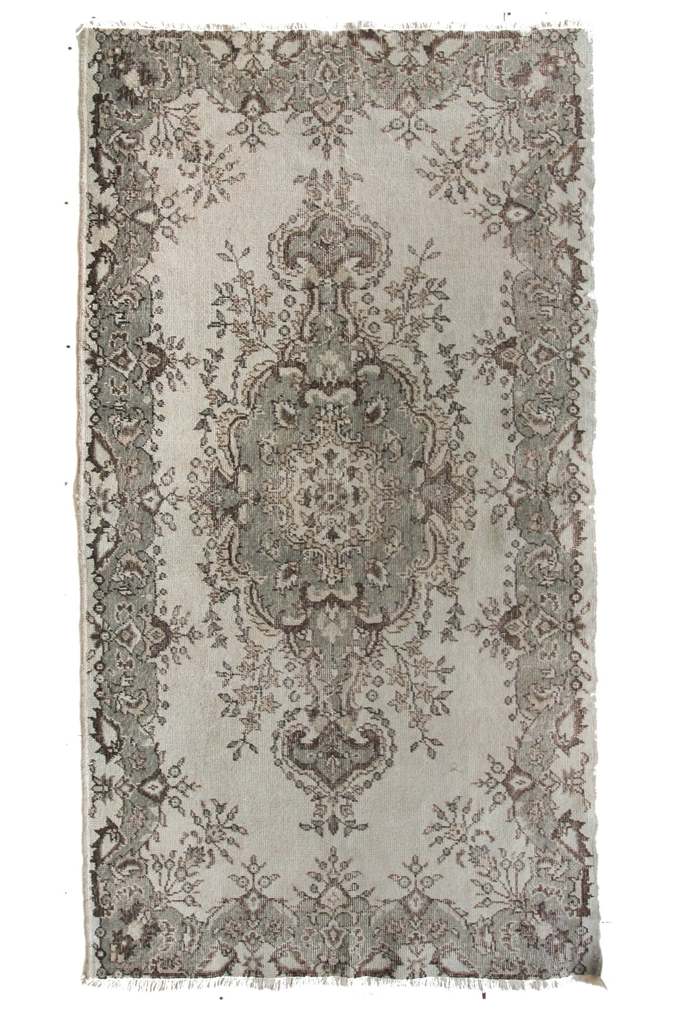 'Stormy' Vintage Rug - 3'9