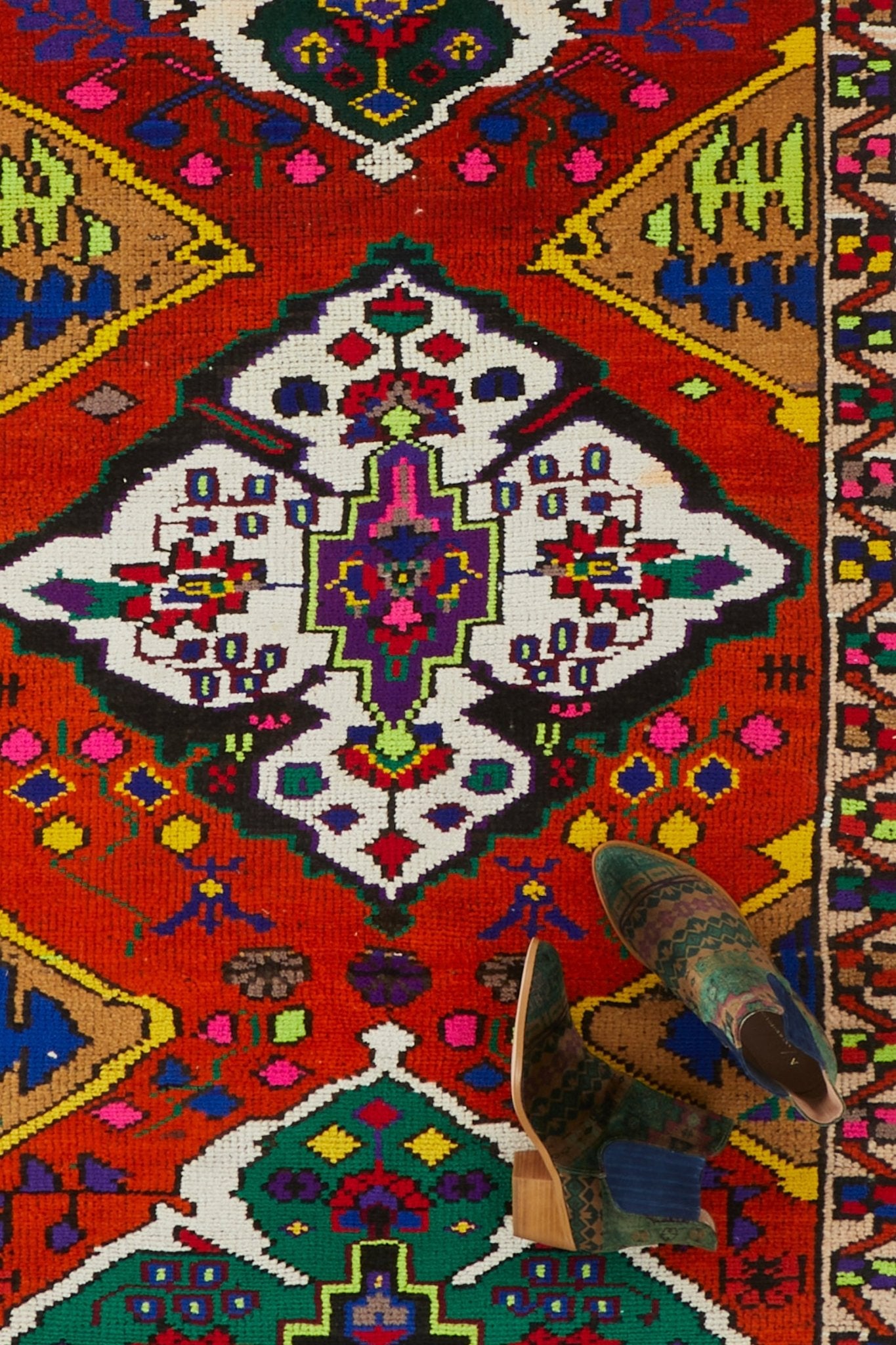 'Susie' Vintage Turkish Runner - 3'1.5