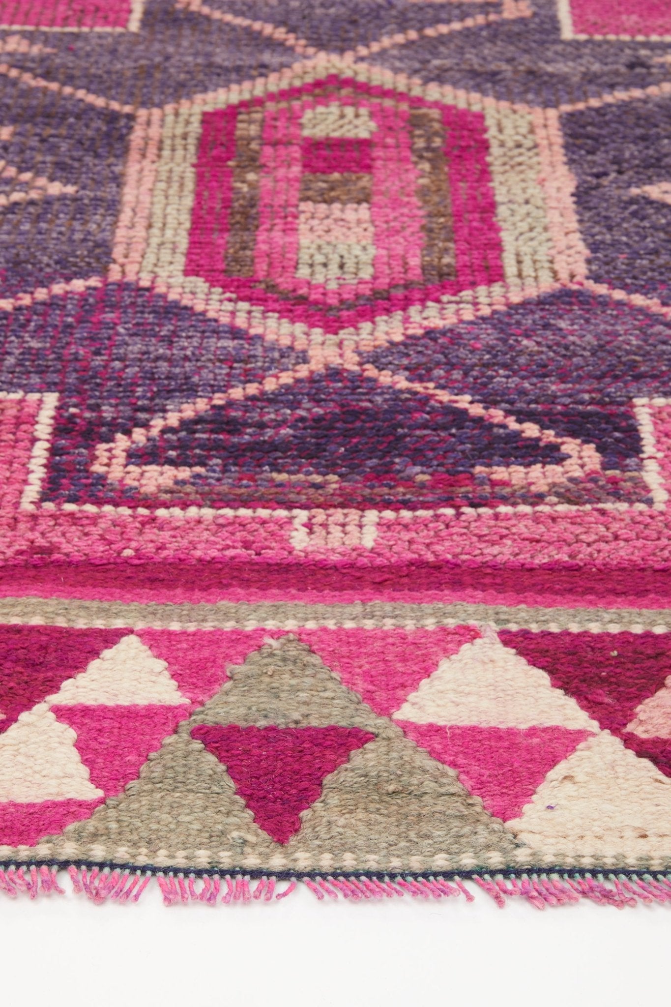 'Syringa' Vintage Turkish Runner - 2'10.5'' x 10'11'' - Canary Lane