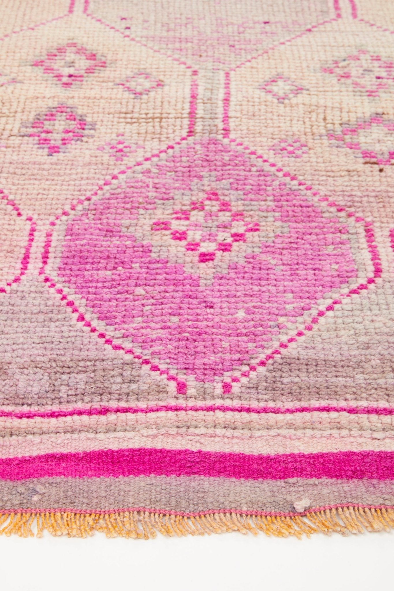 'Valencia' Vintage Turkish Runner - 3'2'' x 12'3'' - Canary Lane