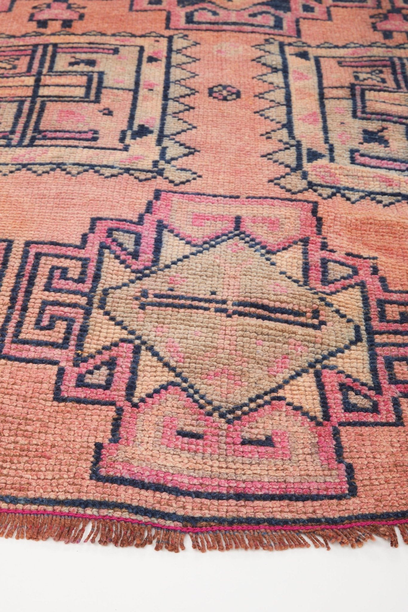 'Veda' Vintage Turkish Runner - 4' x 10'9'' - Canary Lane