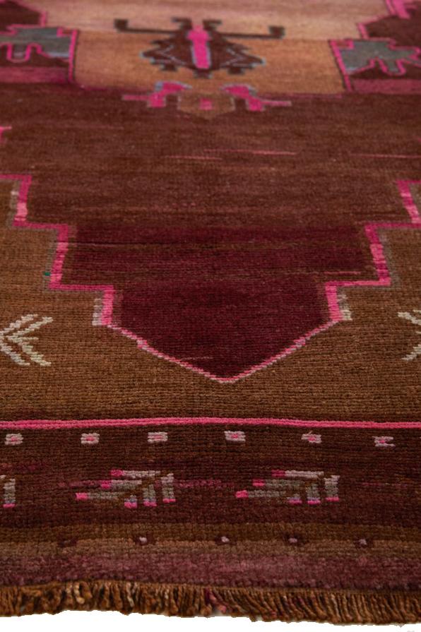 'Violet' Turkish Vintage Long Runner - 3'3'' x 15'3'' - Canary Lane