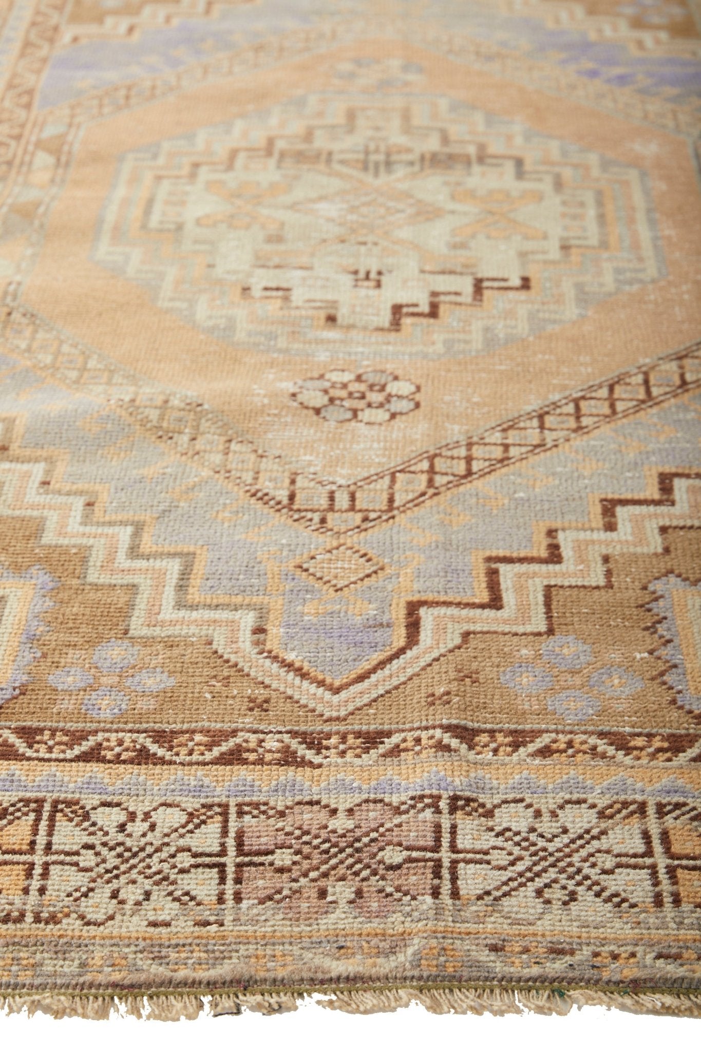 'Virgo' Turkish Vintage Area Rug - 3'10