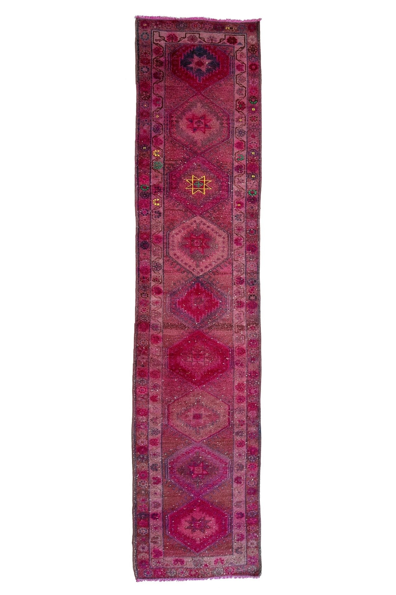 'Watermelon' Tribal Kurdish Rug - Canary Lane