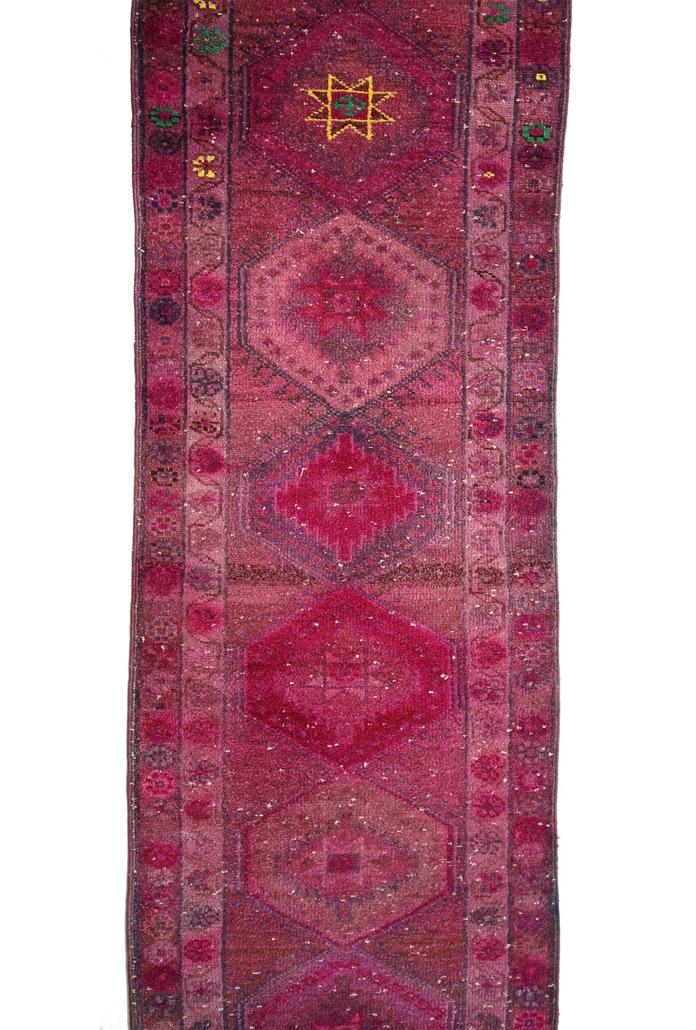 'Watermelon' Tribal Kurdish Rug - Canary Lane