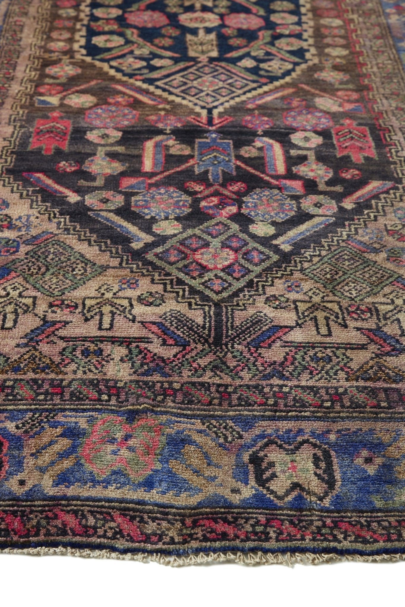 Wildflower Turkish Vintage Area Rug - 4'2.5
