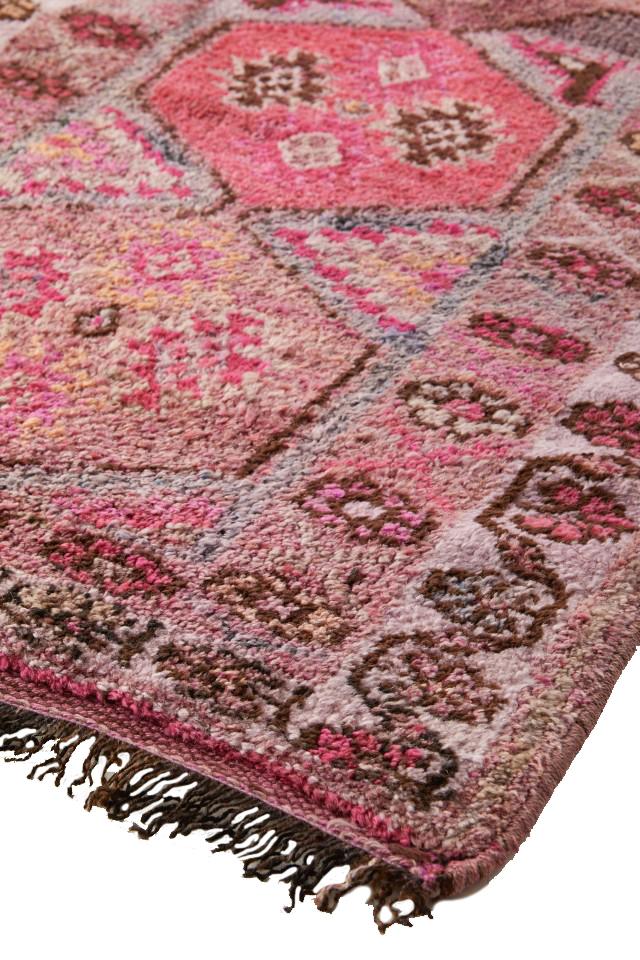 'Wildflower' Turkish Vintage Runner - 3' x 12'7'' - Canary Lane