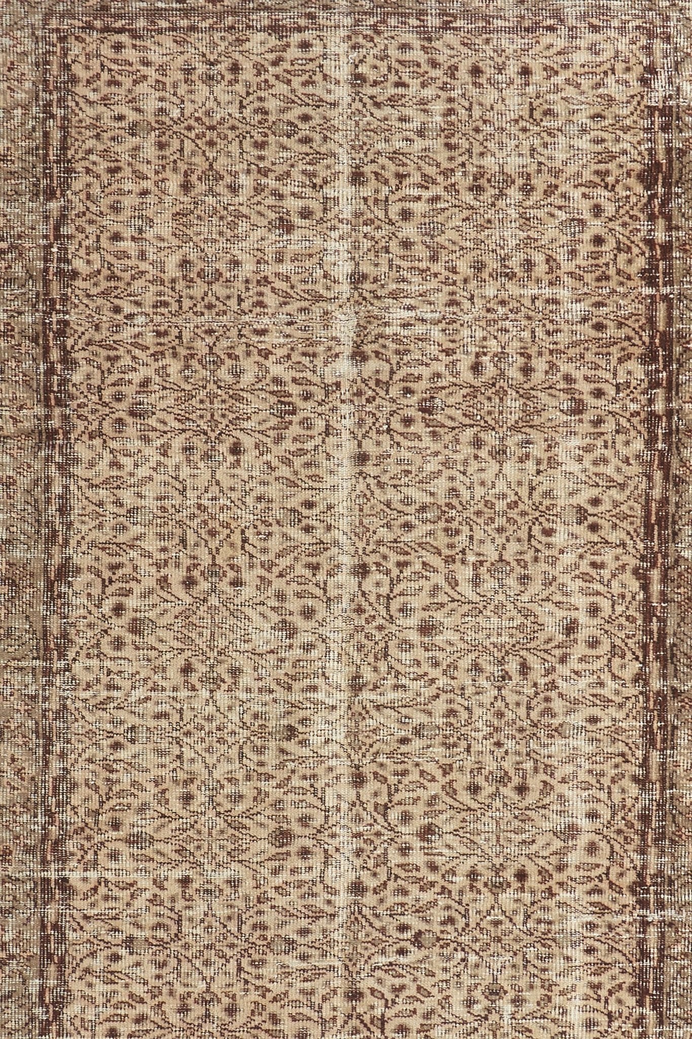 'Acacia' Vintage Turkish Rug - 5'1'' x 8'4'' - Canary Lane