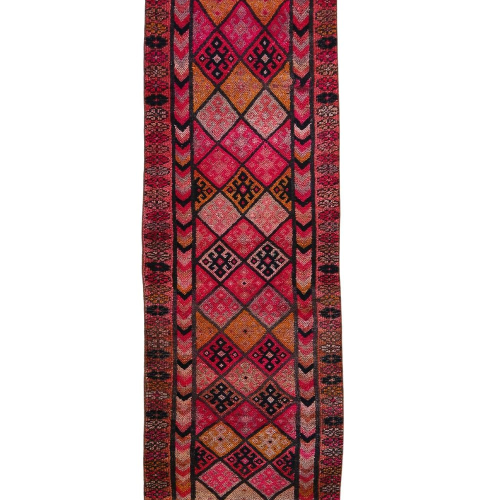 'Ada' Vintage Turkish Runner - 2'6" x 10'4" - Canary Lane