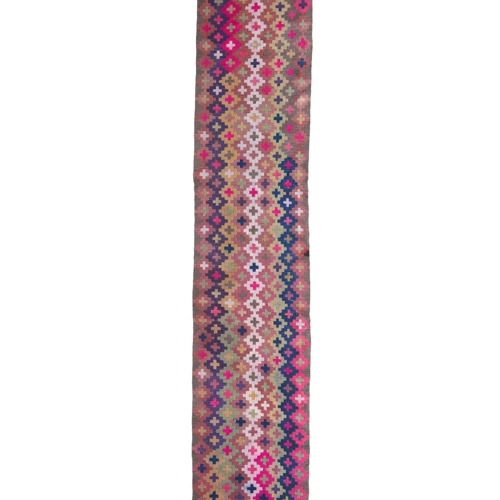 
                  
                    ‘Adele' Extra Long Turkish Vintage Kilim Runner - 3' x 18'4" - Canary Lane
                  
                