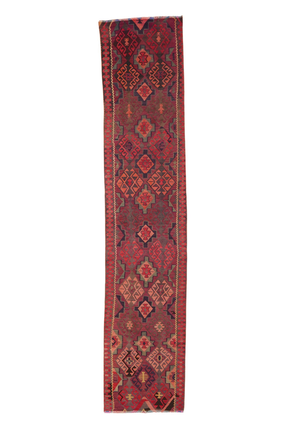 'Adeline' Turkish Vintage Runner - 2'10