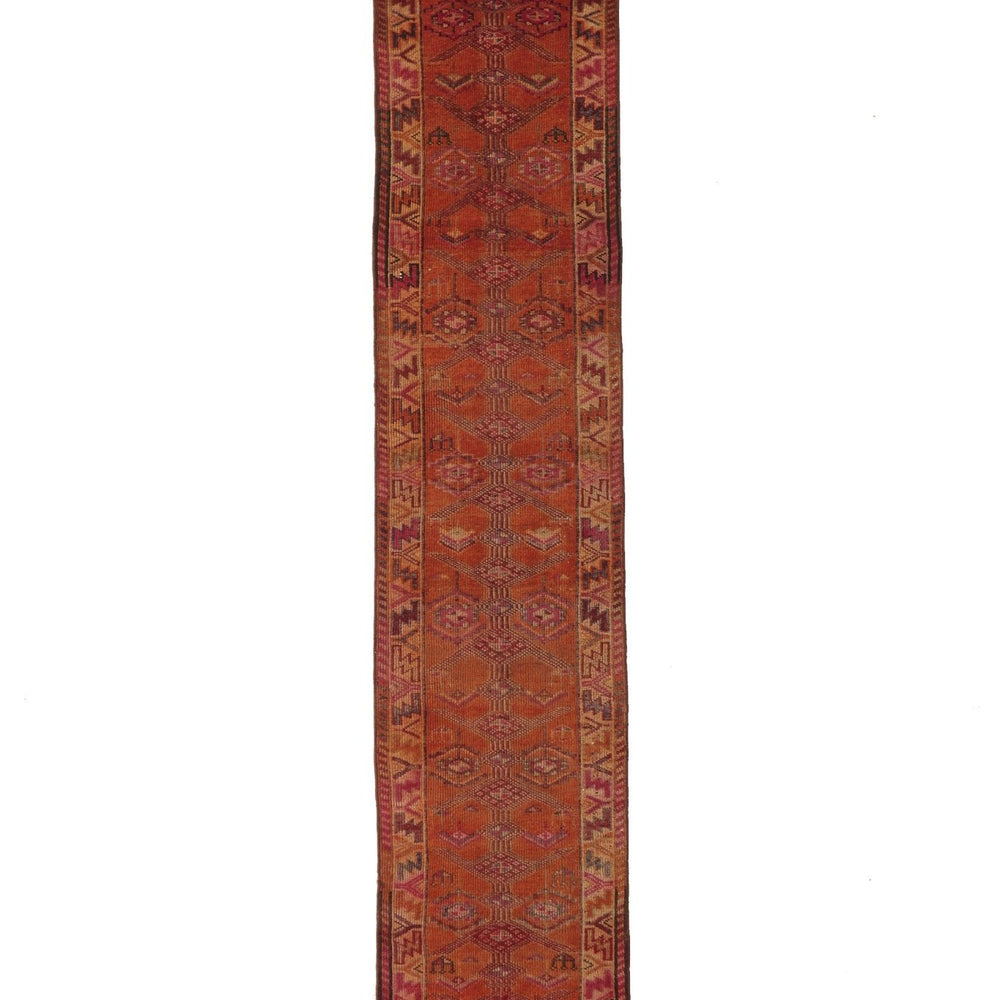 'Alice' Turkish Vintage Narrow Runner - 2' x 11'6'' - Canary Lane