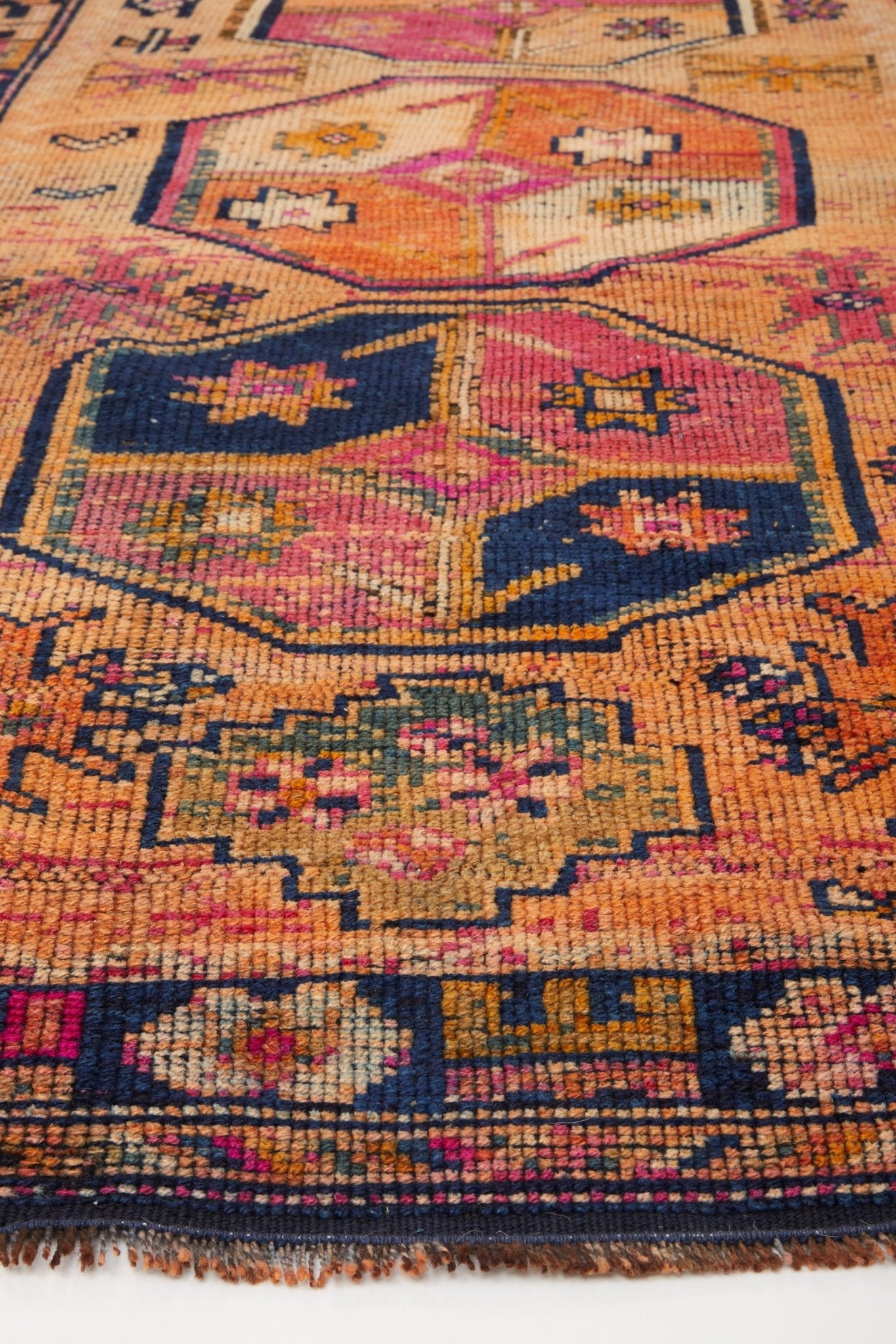 'Alora' Vintage Turkish Runner - 3'5.5'' x 10' - Canary Lane
