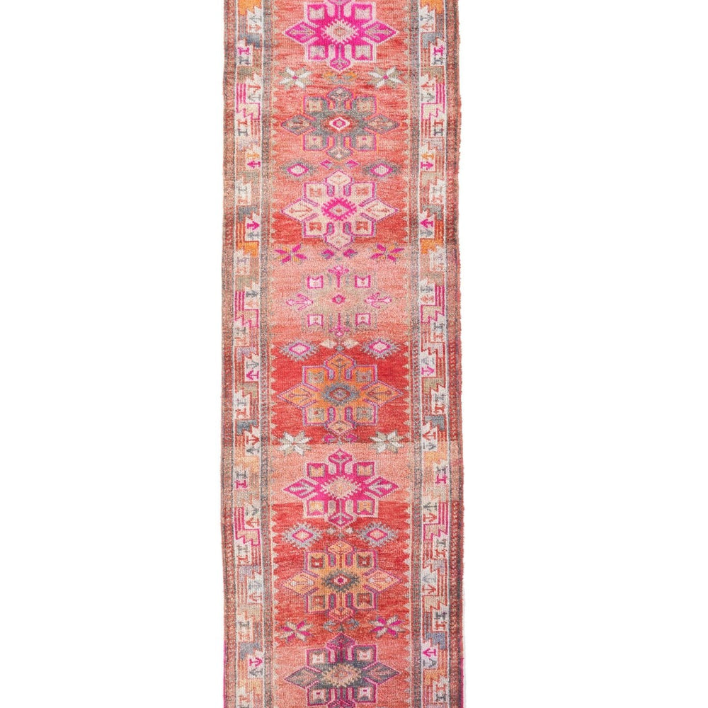 'Ambrosia' Turkish Vintage Runner - 2'11.5'' x 12'5'' - Canary Lane