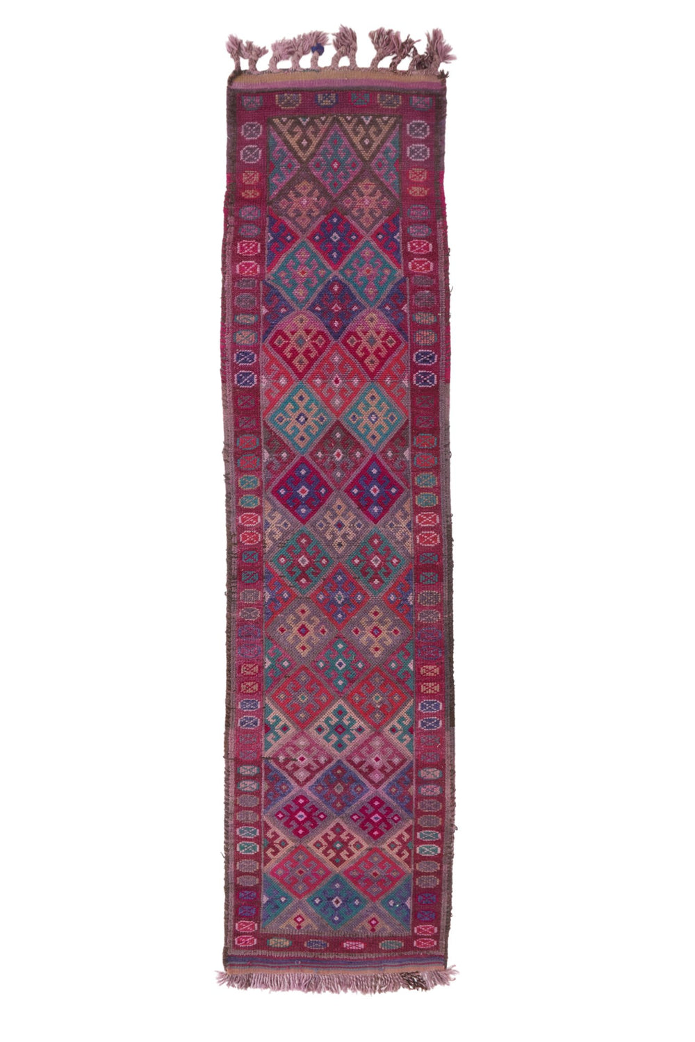 'Amethyst' Turkish Vintage Runner - 2'8