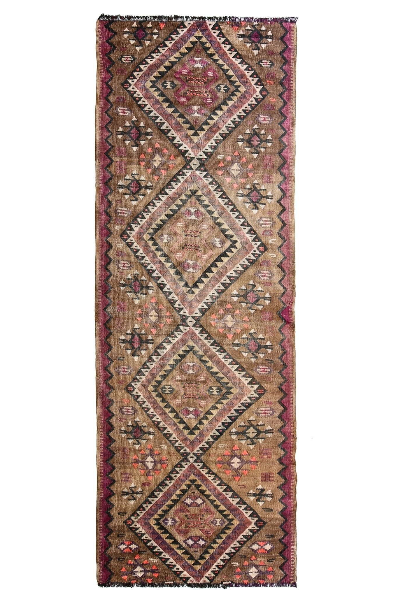 'Andie' Vintage Kilim - 2'8" x 7'11" - Canary Lane