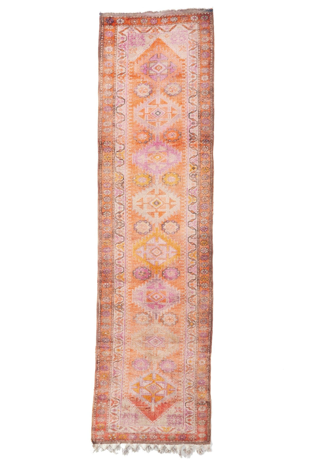 'Anne Bonny' Turkish Runner Rug - 2'10'' x 10'8'' - Canary Lane