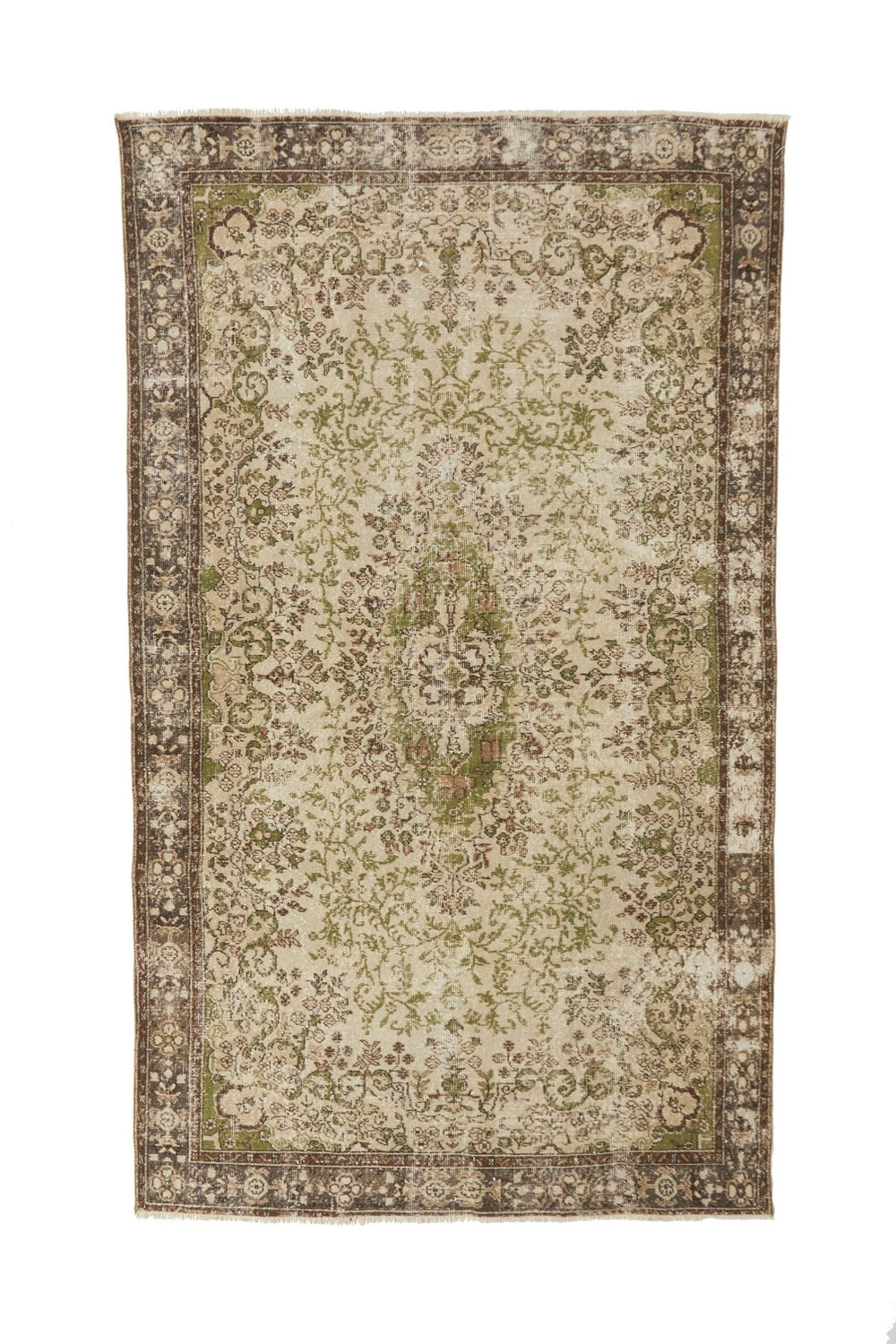 'Aries' Turkish Vintage Area Rug - 6'4