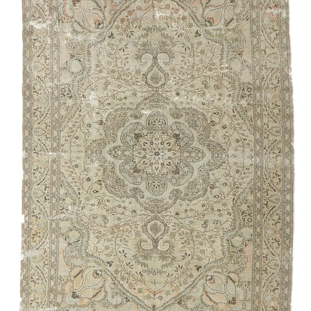 'Artemisia' Vintage Persian Rug - 6'6" x 9'8" - Canary Lane