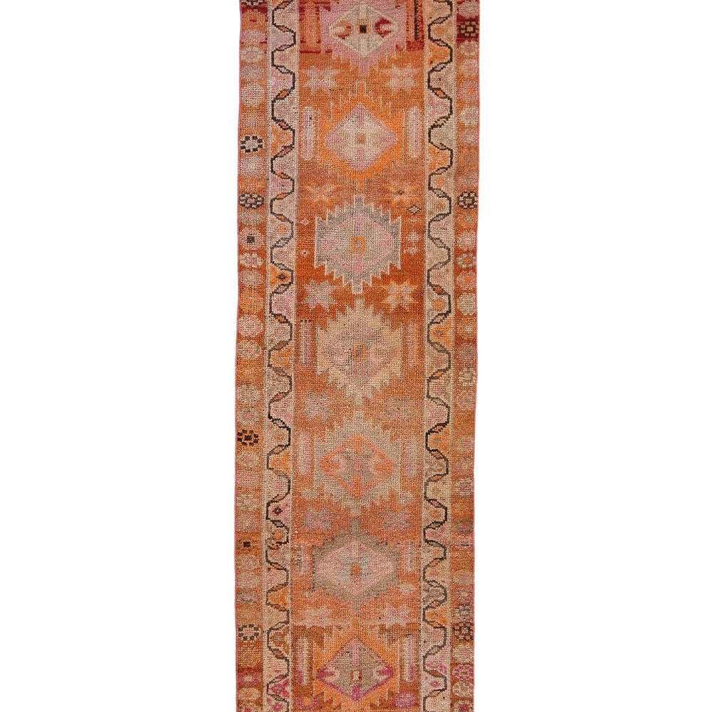 'Audrey' Vintage Turkish Runner - 2'5" x 10'1" - Canary Lane