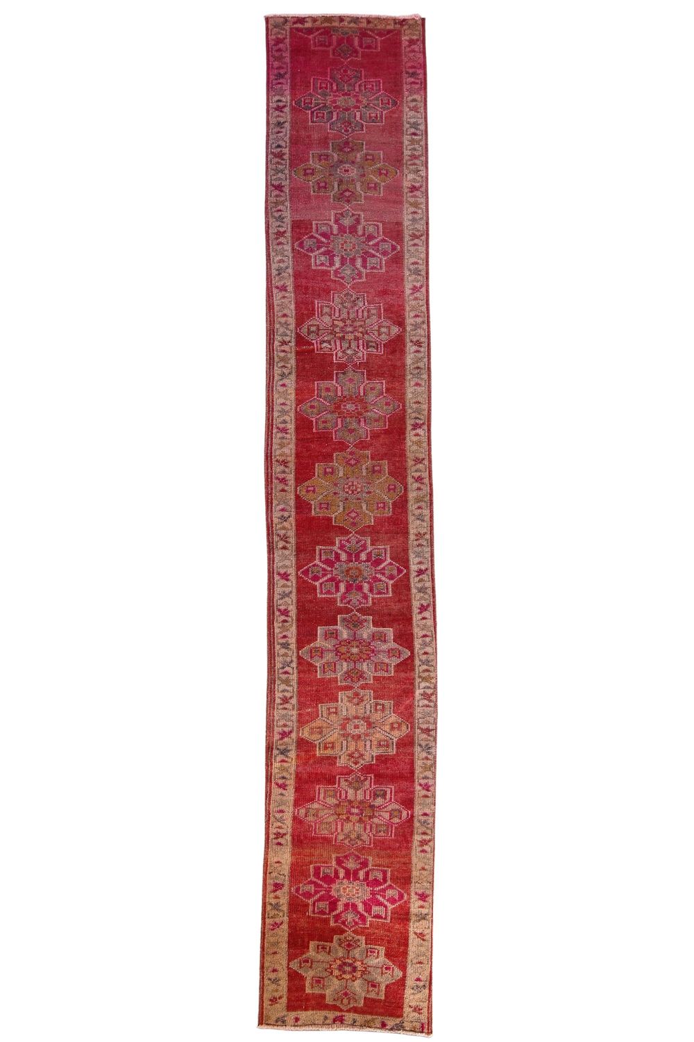 'Barb' Vintage Turkish Runner - 2'1