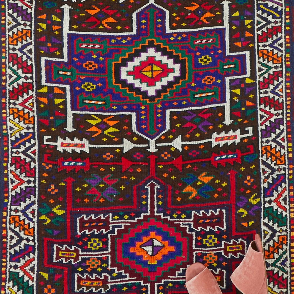 
                  
                    'Basha' Vintage Turkish Runner - 3' x 11'4'' - Canary Lane
                  
                