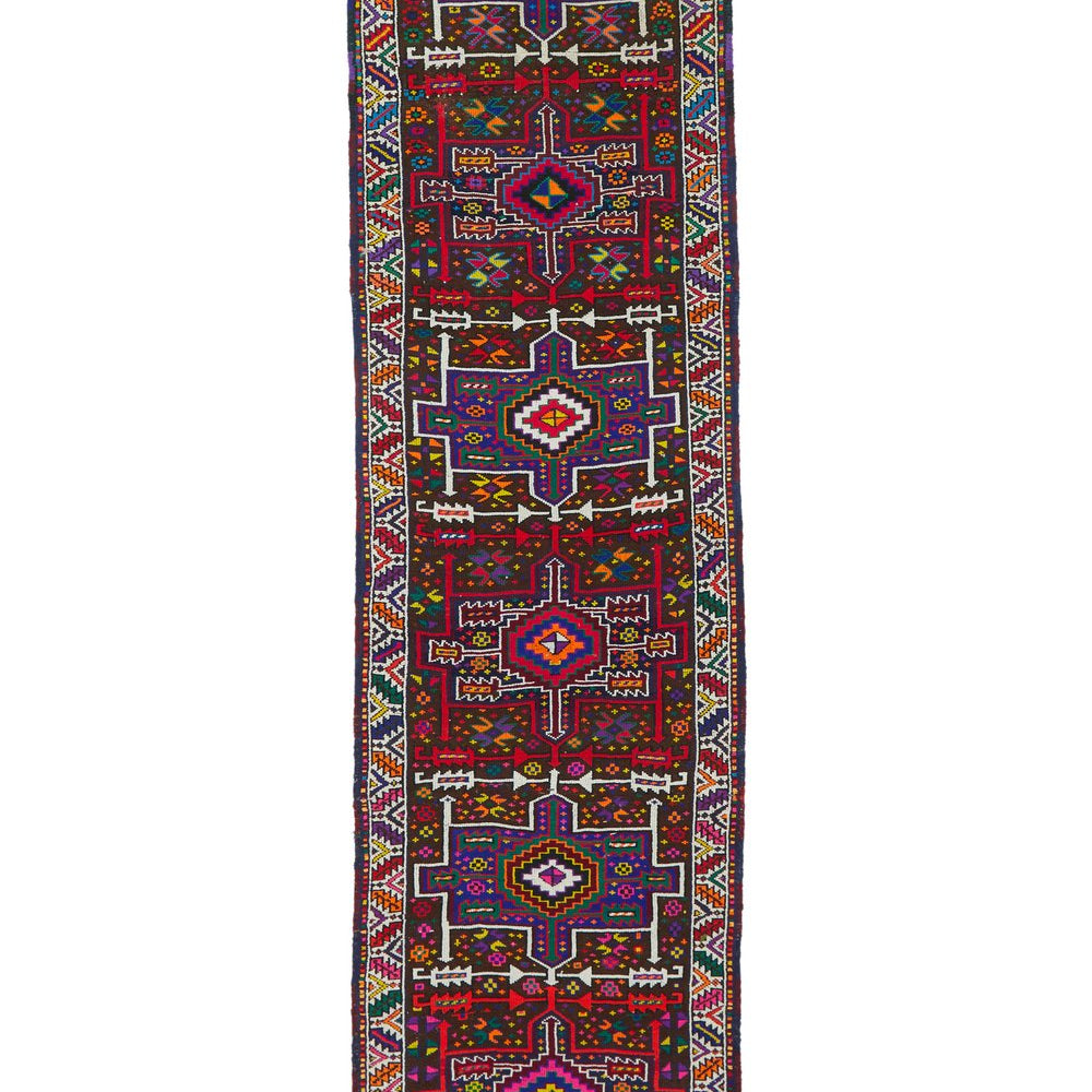 
                  
                    'Basha' Vintage Turkish Runner - 3' x 11'4'' - Canary Lane
                  
                