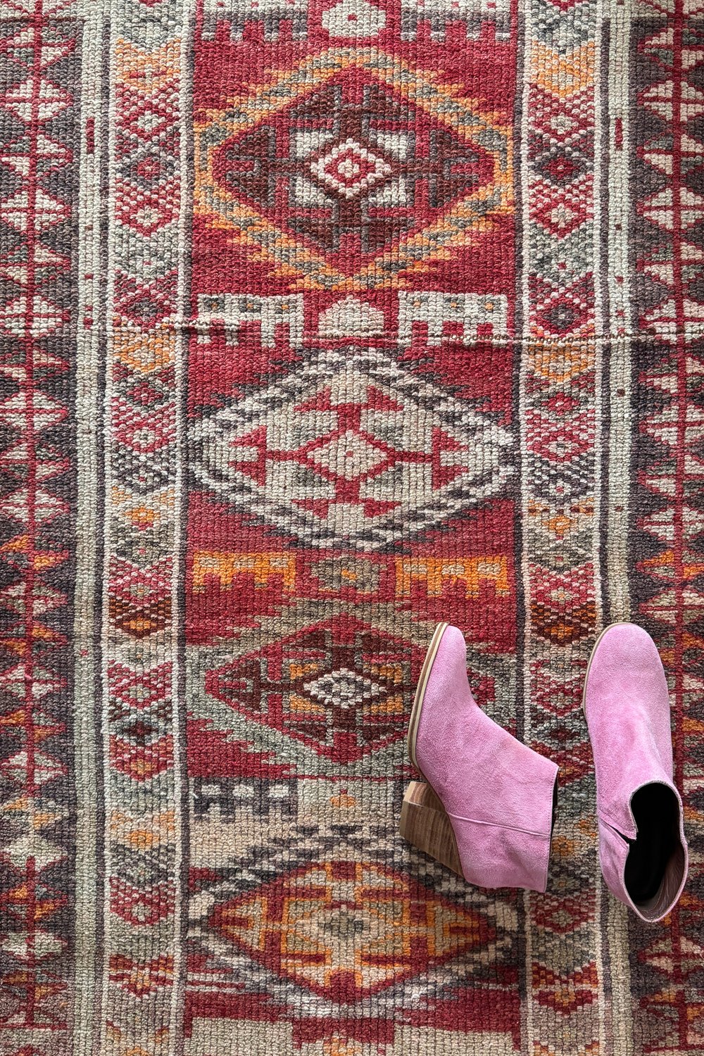 'Bena' Vintage Turkish Runner - Canary Lane